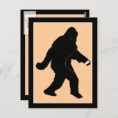 Carte Postale iSquatch (Modifier la couleur Arrière - plan) (Devant / Derrière)