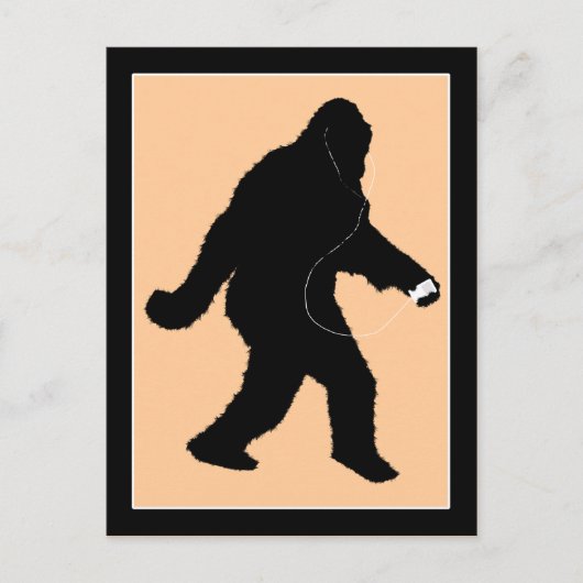 Carte Postale iSquatch (Modifier la couleur Arrière - plan) (Devant)