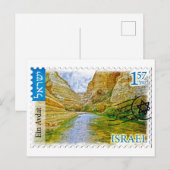 Carte Postale Israël ein avdat (Devant / Derrière)