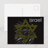 Carte Postale Israël étoile de David (Devant / Derrière)