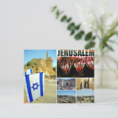 Carte Postale Israël Jérusalem (Debout devant)