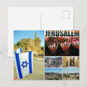 Carte Postale Israël Jérusalem (Devant / Derrière)