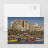 Carte Postale Israël, le Negev, Eilat, le bord de mer Rouge (Devant / Derrière)