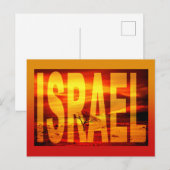 Carte Postale israël mer morte (Devant / Derrière)