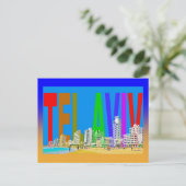 Carte Postale Israël tel aviv (Debout devant)