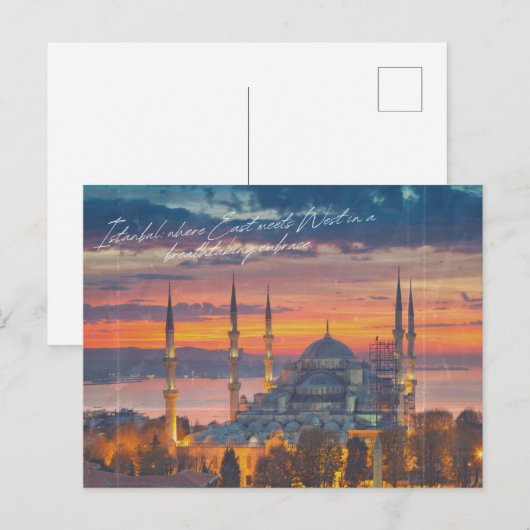 Carte Postale Istanbul (Devant / Derrière)