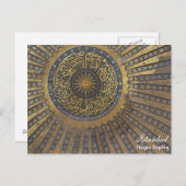 Carte Postale Istanbul - Dôme de Sainte-Sophie (Devant / Derrière)