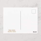 Carte Postale Istanbul : Sainte-Sophie (Dos)