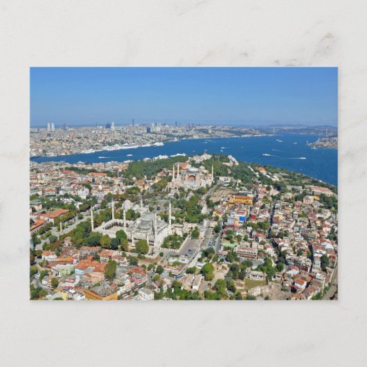 Carte Postale Istanbul - Sultanahmet (Vue aérienne) (Devant)