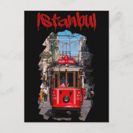Carte Postale Istanbul : Tramway Taksim