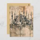 Carte Postale Istanbul Travel (Devant / Derrière)