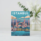 Carte Postale Istanbul Turquie (Debout devant)
