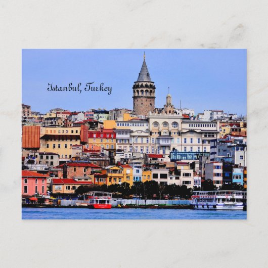 Carte Postale Istanbul, Turquie (Devant)