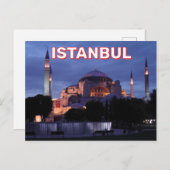 Carte Postale Istanbul, Turquie (Devant / Derrière)
