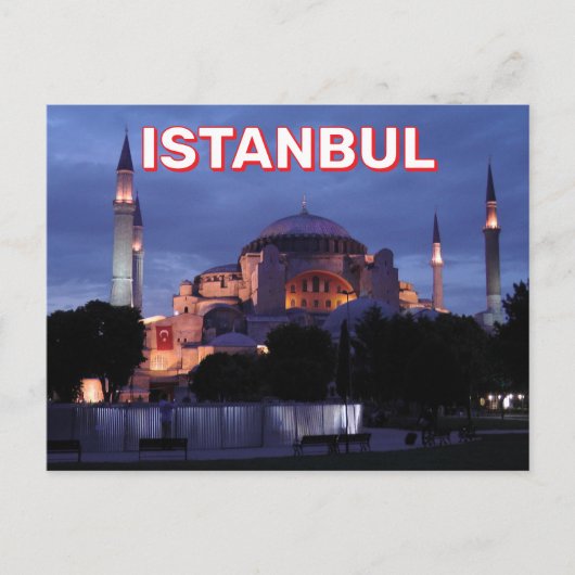 Carte Postale Istanbul, Turquie (Devant)
