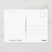 Carte Postale Istanbul (Turquie) (Dos)