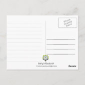 Carte Postale Istanbul, TURQUIE - Carrelage vert - Merci (Dos)