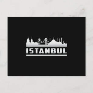 Carte Postale Istanbul Turquie City Skyline Cityscape Funny Cade
