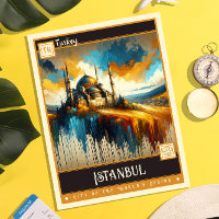 Istanbul, Turquie | Peinture Vintage