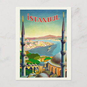 Carte Postale Istanbul Turquie Poster vintage 1939