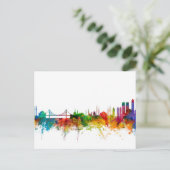 Carte Postale Istanbul Turquie Skyline (Debout devant)