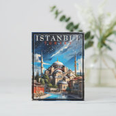 Carte Postale Istanbul Turquie Vintage (Debout devant)