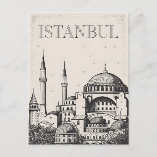 Carte Postale Istanbul vintage (Devant)