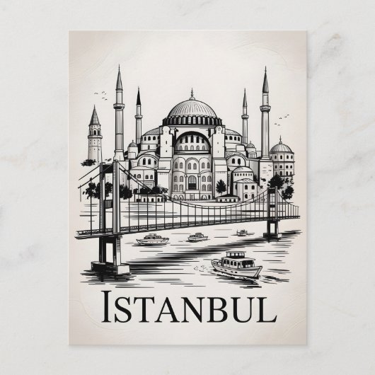 Carte Postale Istanbul vintage (Devant)