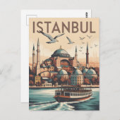 Carte Postale Istanbul vintage (Devant / Derrière)