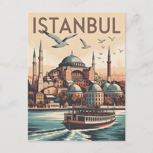 Carte Postale Istanbul vintage (Devant)
