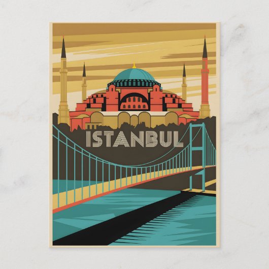 Carte Postale Istanbul vintage (Devant)