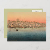 Carte Postale Istanbul - vue depuis le pont (Devant / Derrière)