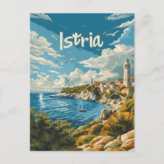 Carte Postale Istrie Croatie (Devant)