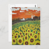 Carte Postale ISunflower Valley Farm (Devant / Derrière)