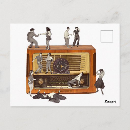 Carte Postale It is only Rock & Roll (Dos)