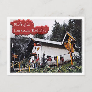 Carte Postale It Italie - cabane alpine Lorenzo Bottari - Dolomi