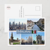 Carte Postale IT Italie - Italia - Milan - (Devant / Derrière)