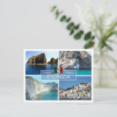 Carte Postale IT Italie - Latium - Ponza - (Debout devant)