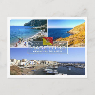 Carte Postale IT Italie - Sicile - Marettimo Island - Aegadien -