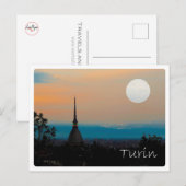 Carte Postale IT Italie - Turin - Mole Antonelliana (Devant / Derrière)