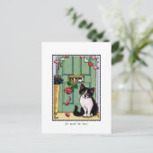 Carte Postale 'It must be love' Kitty Chat Custom (Debout devant)