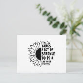 Carte Postale It Takes A Lot of Sparkle Laboratory Lab Tech (Debout devant)