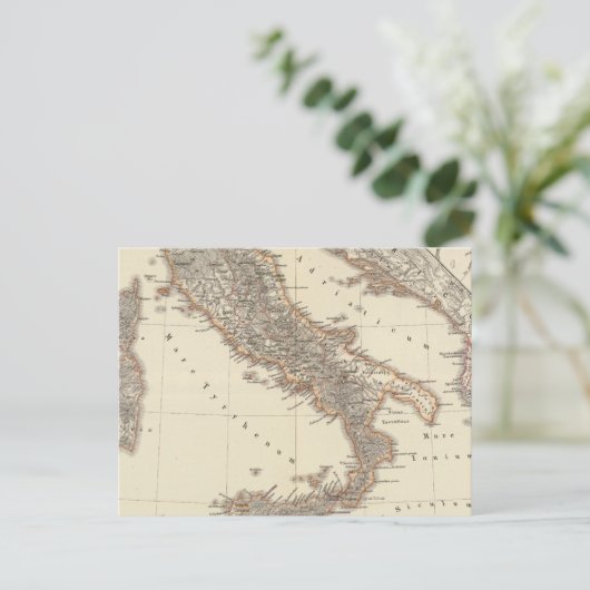 Carte Postale Italia, Gallia Levante, Illyricum, Sicilia (Debout devant)