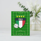 Carte Postale Italia Italie Football (Debout devant)