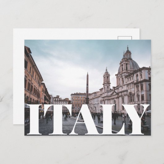 Carte Postale italie (Devant / Derrière)