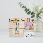 Carte postale "Italie" (Debout devant)