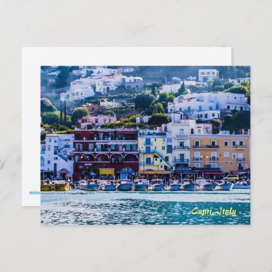 Carte postale Italie (Devant / Derrière)