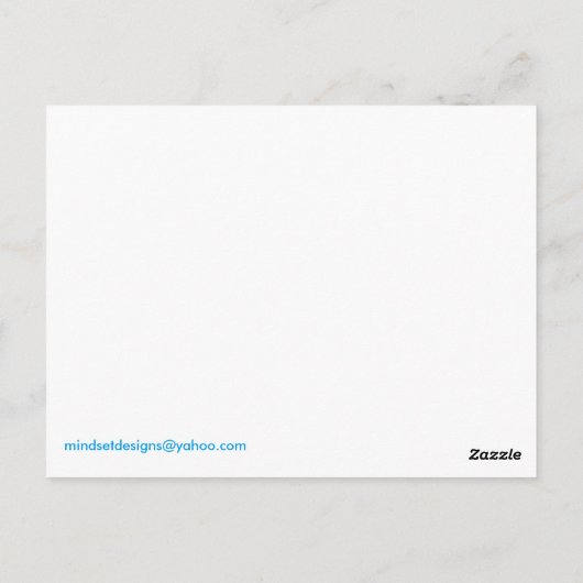 Carte postale Italie (Dos)