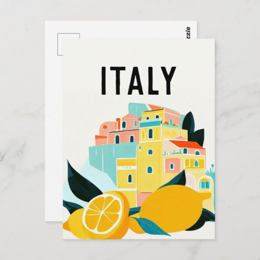 Carte Postale Italie (Devant / Derrière)