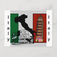 Carte postale Italie